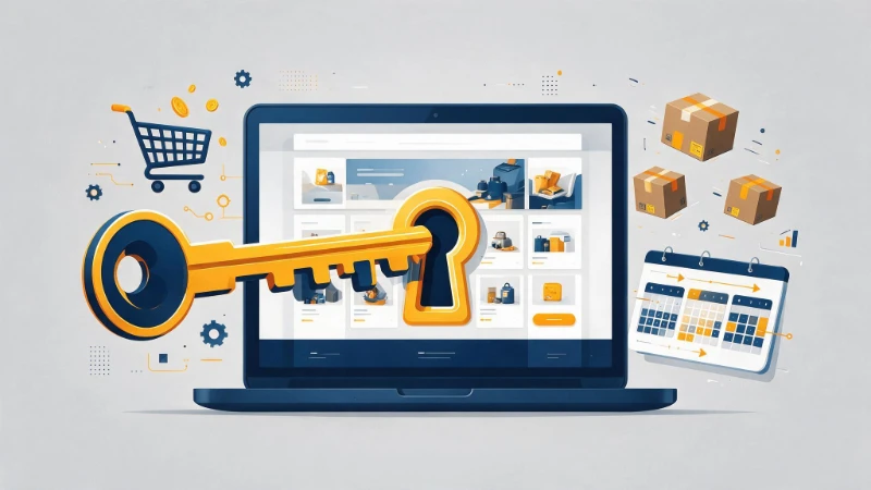 kulcsrakész webshop indítás